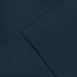 Double Bed Sheet-Petrol Blue