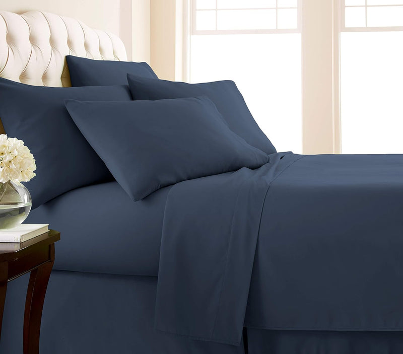 Fitted Sheet Set-Dark Blue