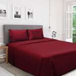 Double Bed Sheet-Red