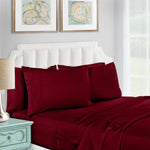 Double Bed Sheet-Red
