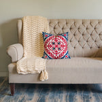 Rangoli (Appliqué) - 1 PC Cushion Cover