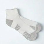 Men's Quarter Socks, White