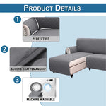 L Shape Corner Sofa Cover Reversible Durable Sofa cover