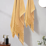 Calvin Klein Exclusive Towels 2 Pcs Set - Bath Towel (27 x 54 Inches) & Hand Towel (20 x 35 Inches) Calvin Klein Exclusive Towels 2 Pcs Set - Bath Towel (27 x 54 Inches) & Hand Towel (20 x 35 Inches)