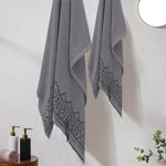 Calvin Klein Exclusive Towels 2 Pcs Set - Bath Towel (27 x 54 Inches) & Hand Towel (20 x 35 Inches) Calvin Klein Exclusive Towels 2 Pcs Set - Bath Towel (27 x 54 Inches) & Hand Towel (20 x 35 Inches)