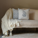 Classic Paisley Hand Block Printed Cushion Covers Classic Paisley Hand Block Printed Cushion Covers-2 PC Set