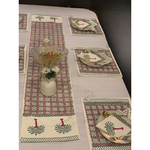 Date Trees Block Print set Date Trees Hand Block Printed Dining Set