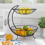 Top-Rated Double Layer Fruit Basket
