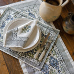 Hand Made Block Print Maya Hand Block Printed Dining Set