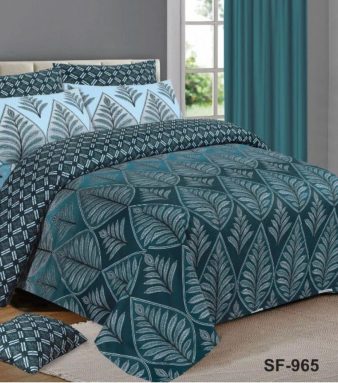 7 PCs Bed Spread Set- Zink