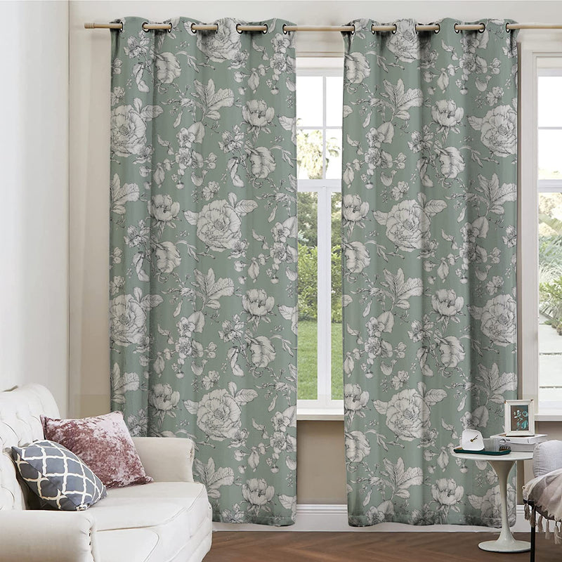 2 PC Curtain Panels-Bridgewater Liveable Green