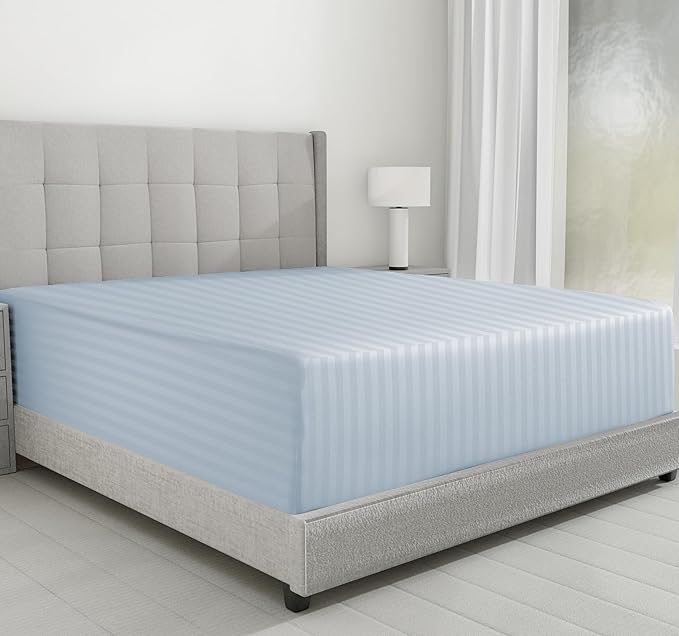 Fitted sheets (Sky Striped )