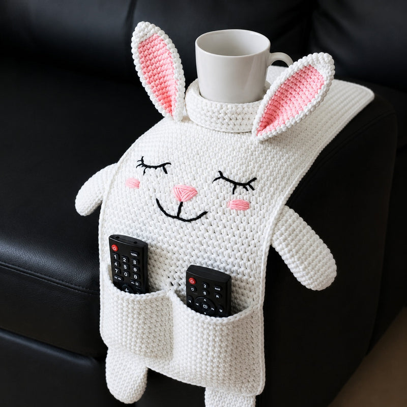 Crochet Sofa Sofa orginizer white