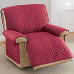 Sofa cover Maroon Ultra Recliner Sofa Cover Reversible