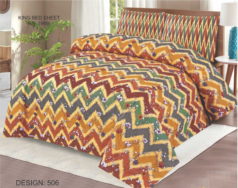 Luxe Floral Cotton - 3 Pcs Bedding Set