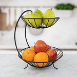 Top-Rated Double Layer Fruit Basket