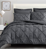 Charcoal Pinch Pleat Comforter