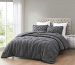 Charcoal Pinch Pleat Comforter