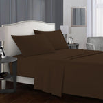 Fitted Sheet Set-Chocolate brown
