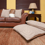 Crochet cushion Coco Beige Floor cushion Cover -1 Pc Crochet cushion