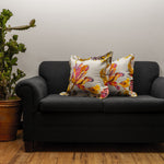 English Garden (Ecru) White Cushion Cover