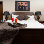 Coco Crochet Throw Mousy Brown