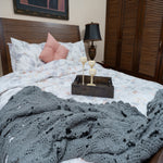 Honey Comb Crochet Throw