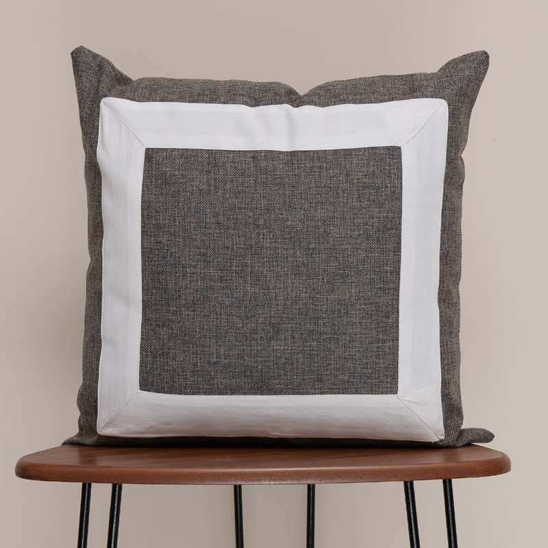 Sienna Grey -1 Pc Jute Cushion cover