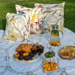 Roof Garden Blue Cushion Cover