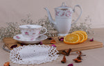 Glass Cover with White Pearls-6 Pcs