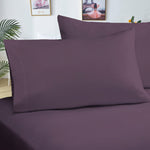 Dark Purple-Dyed Satin Duvet Bed Set
Success