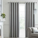 Dyed Curtains silver grey