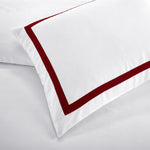 Opulence Cotton Satin luxury American style Wine Red