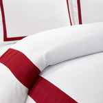Opulence Cotton Satin luxury American style Wine Red