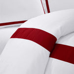 Opulence Cotton Satin luxury American style Wine Red