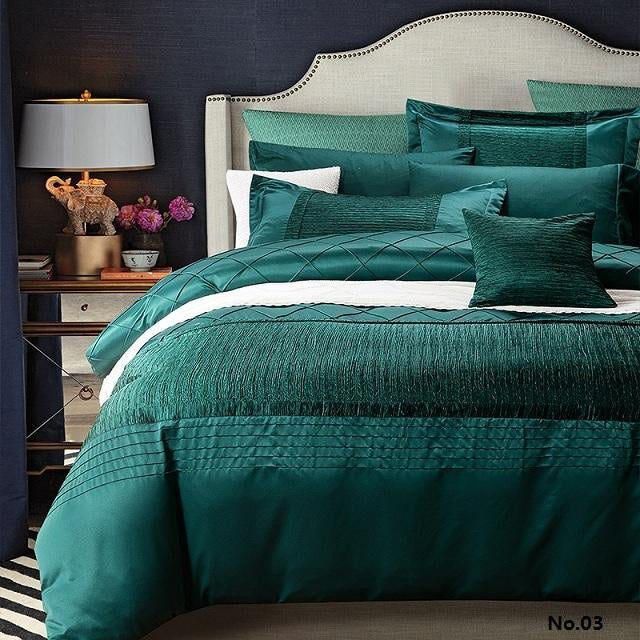 Luxury Bridal Bedding Set-Green