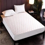 Quilted Waterproof White Mattress Protector