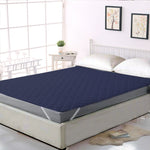 Waterproof Blue Mattress Pad