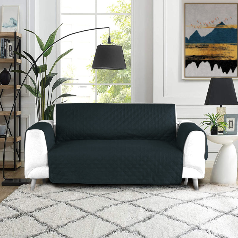 Petrol Blue Sofa Cover