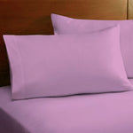 Pink -Dyed Satin Duvet Bed Set