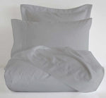 Grey Dyed Satin Bed Set