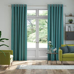 Plain Dyed Curtains green
