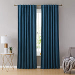 Velvet Curtain Teal-Blue