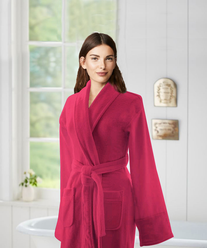 Bathrobe Fuchsia Women
