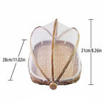 Food Tent Basket With Mesh Net Cover Square