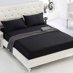 Fitted Sheet Set-Black