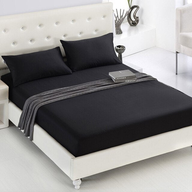 Fitted Sheet Set-Black