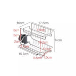 Dazzling Metal Faucet Rack