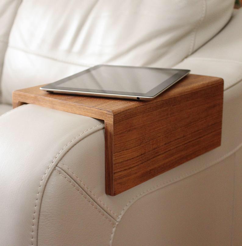 Couch Sofa Arm Rest Wrap Tray