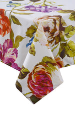 English Garden Ecru White Table Cover